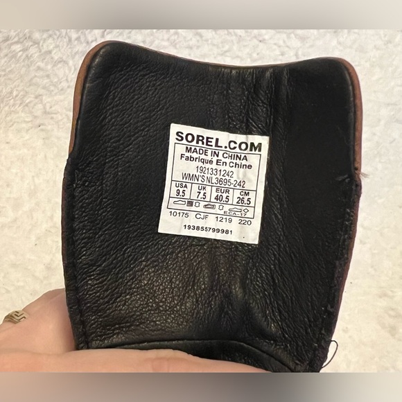 Sorel NWT Blake Leather Heeled Ankle Boot/Booties in Velvet Tan Size 9.5 - Picture 11 of 12